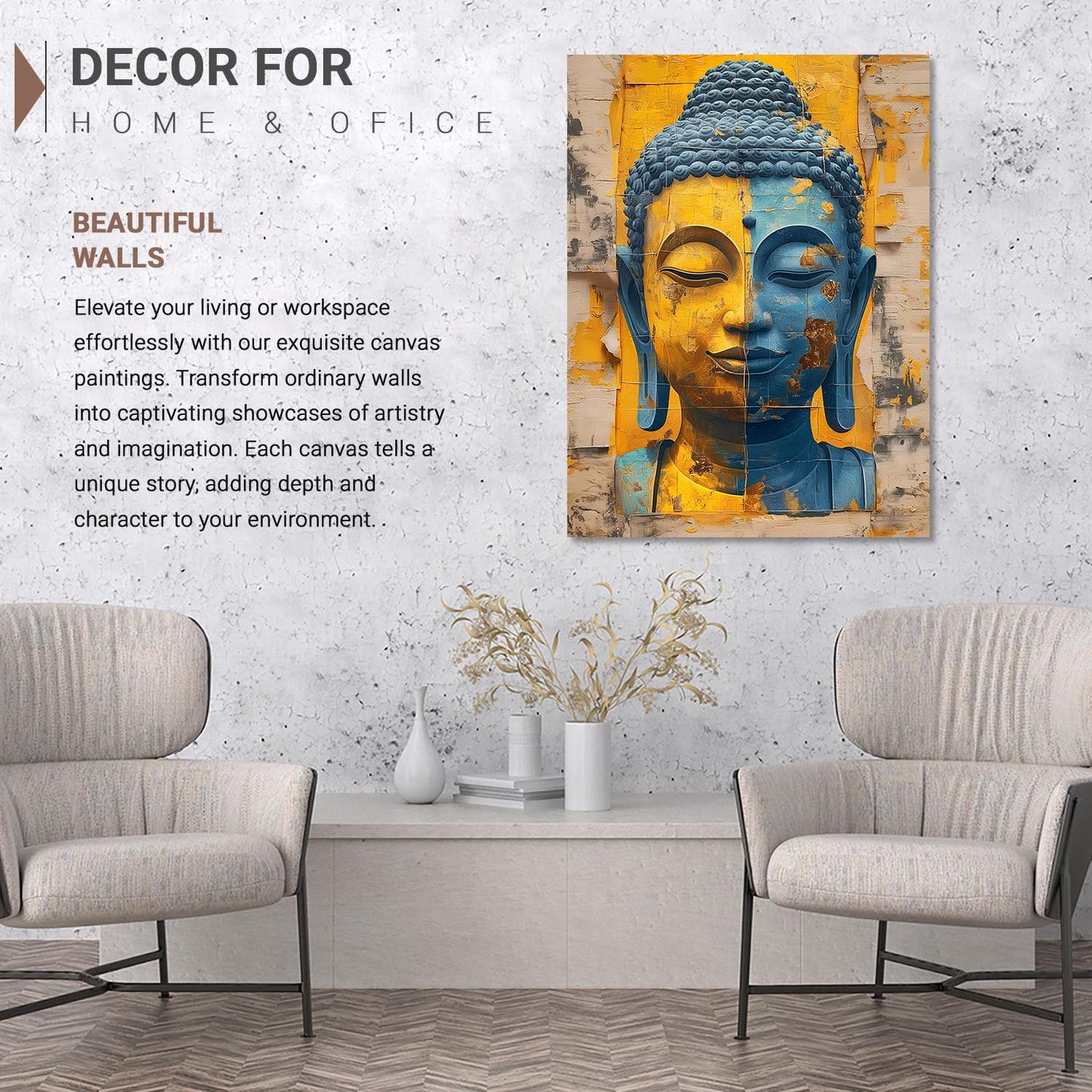 Buddha Canvas Art Print: Divine Serenity for Every Space