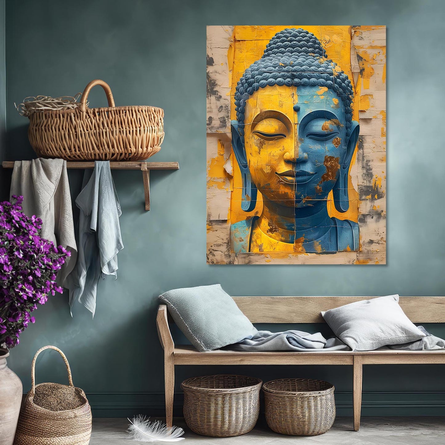 Buddha Canvas Art Print: Divine Serenity for Every Space