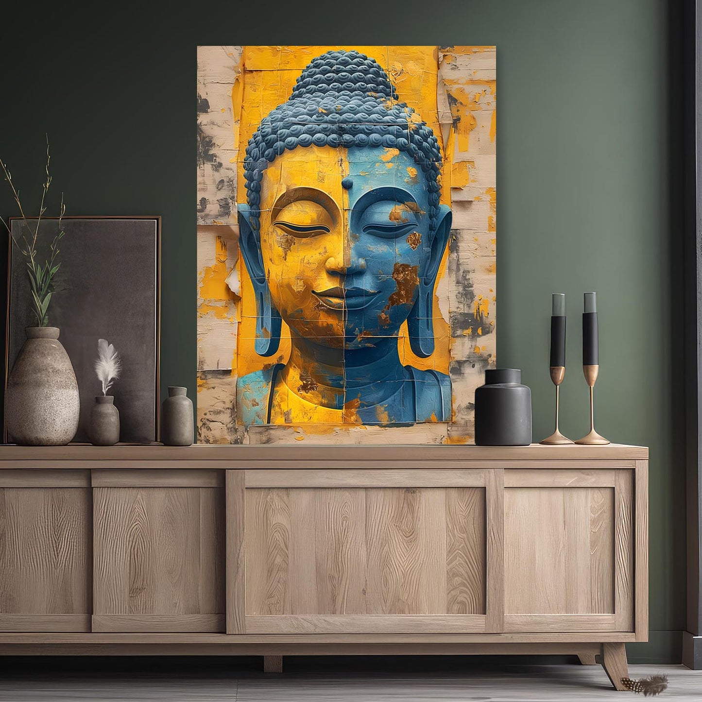 Buddha Canvas Art Print: Divine Serenity for Every Space