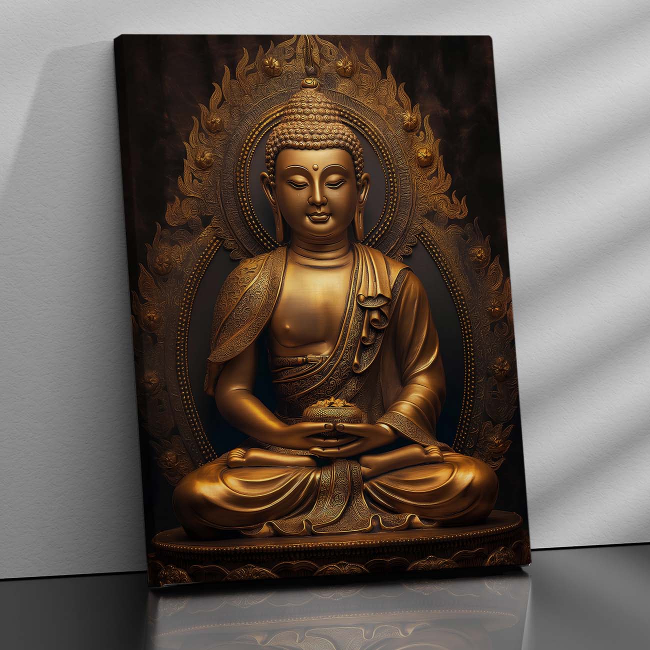 Buddha Canvas Wall Art Print: Divine Serenity for Every Space