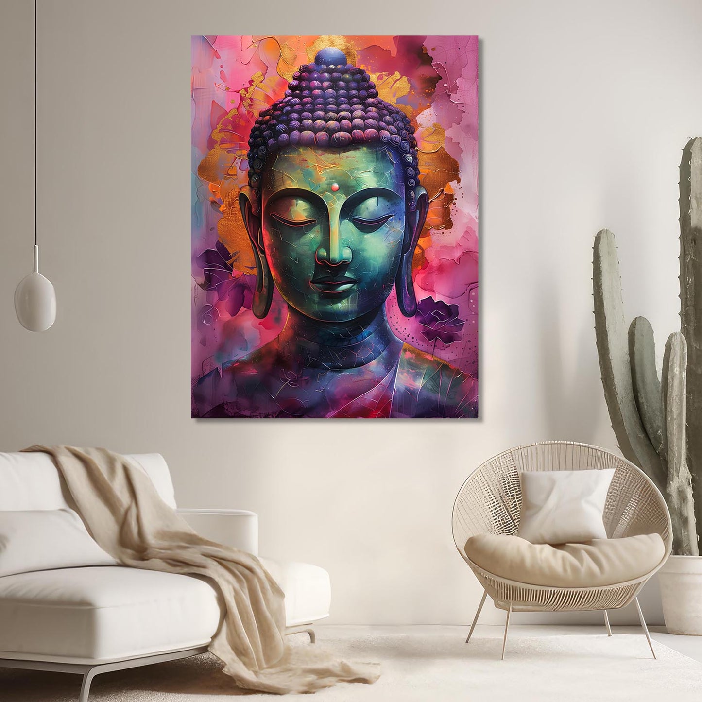 Buddha Canvas Art Print: Divine Serenity for Every Space