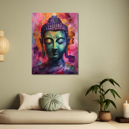 Buddha Canvas Wall Art Print: Divine Serenity for Every Space