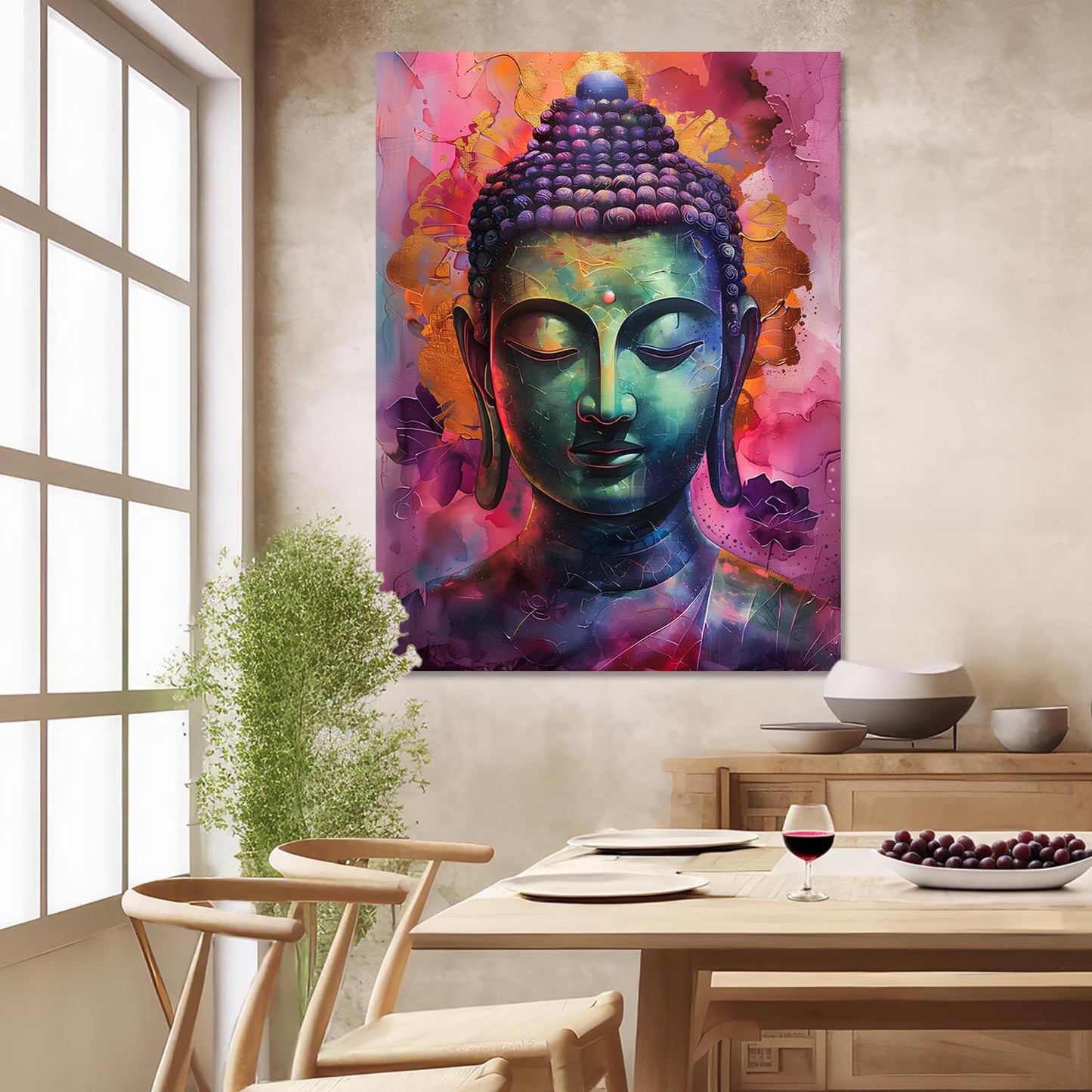 Buddha Canvas Art Print: Divine Serenity for Every Space