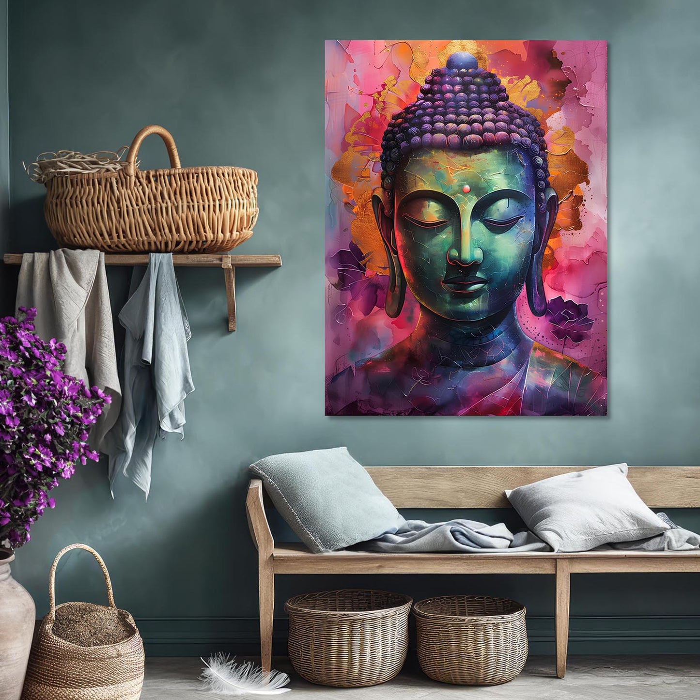 Buddha Canvas Art Print: Divine Serenity for Every Space