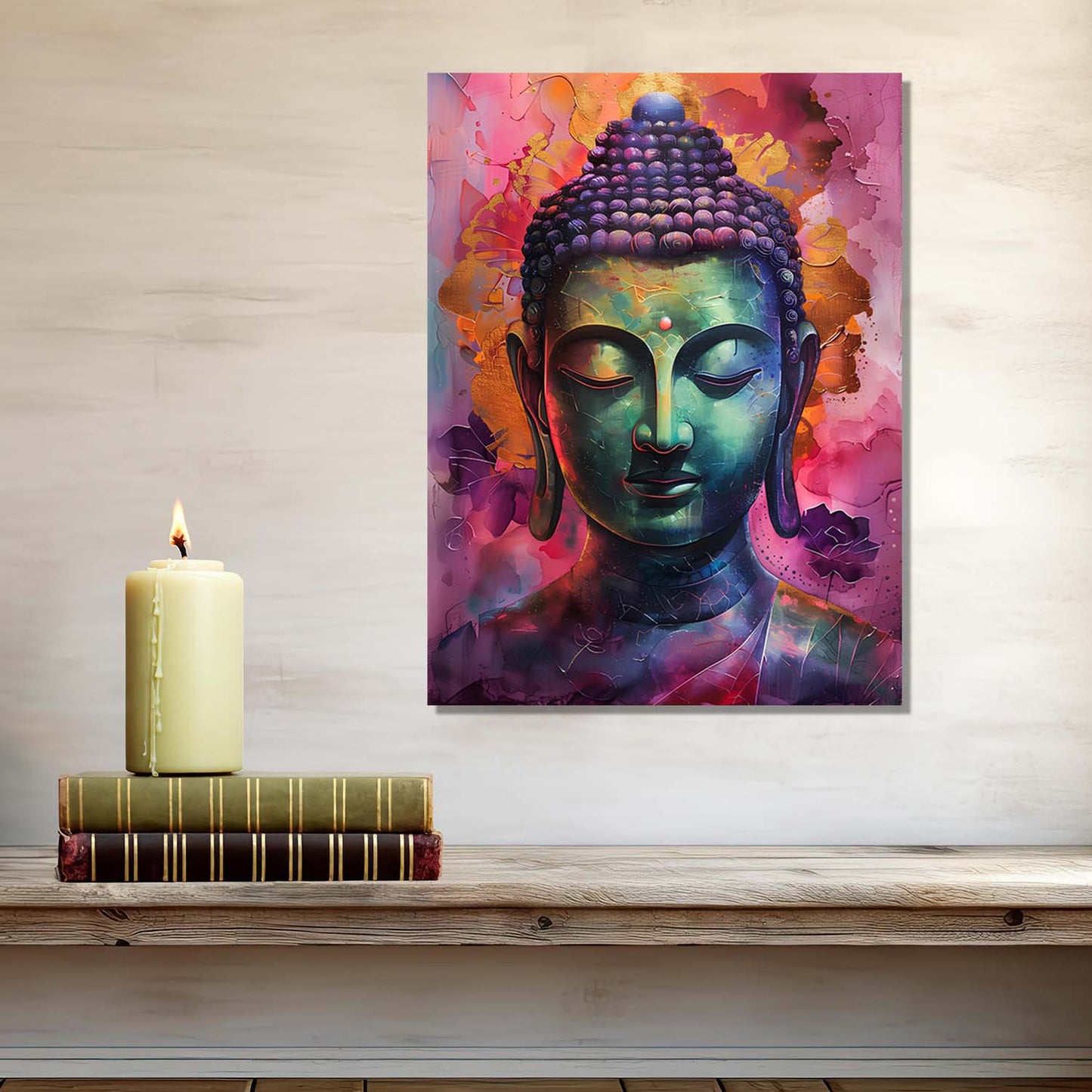 Buddha Canvas Wall Art Print: Divine Serenity for Every Space