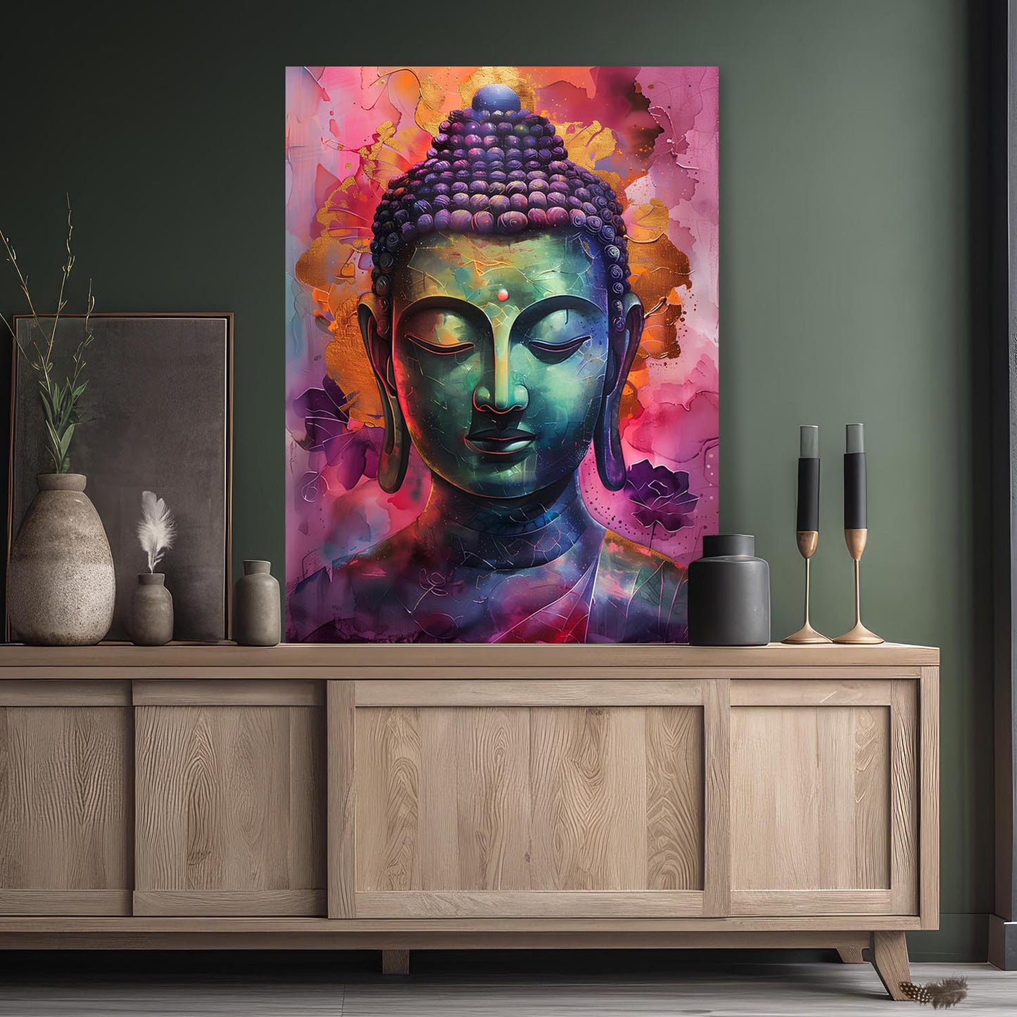 Buddha Canvas Art Print: Divine Serenity for Every Space