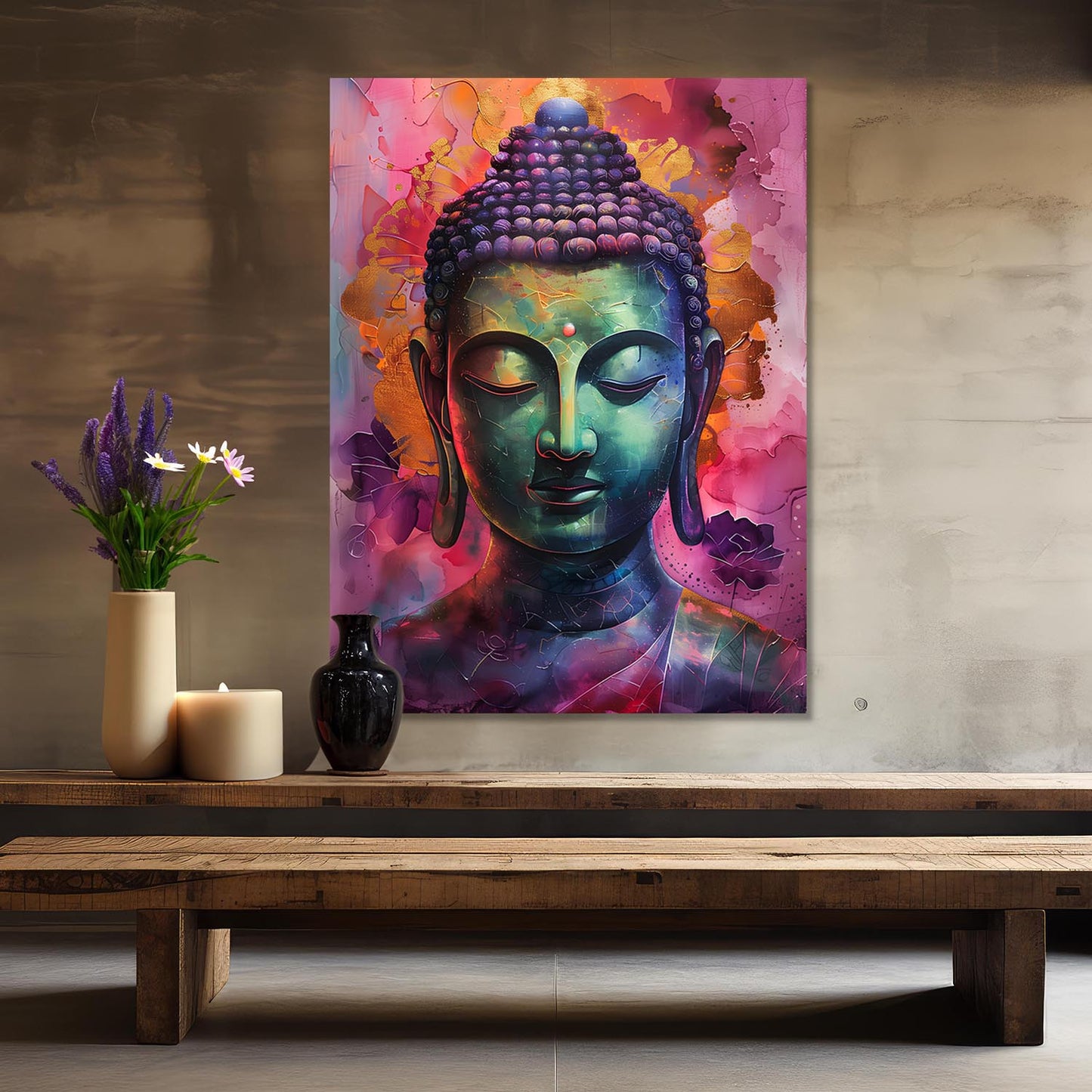 Buddha Canvas Art Print: Divine Serenity for Every Space