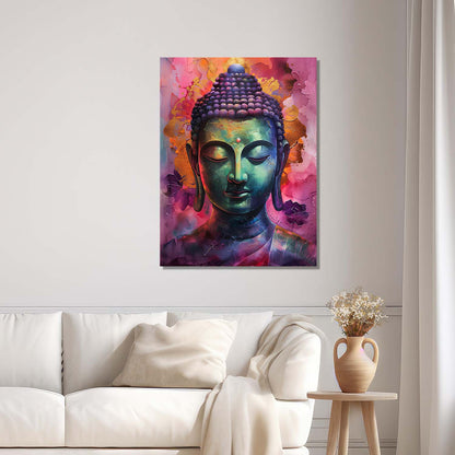 Buddha Canvas Wall Art Print: Divine Serenity for Every Space