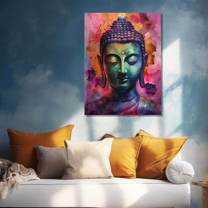 Buddha Canvas Wall Art Print: Divine Serenity for Every Space