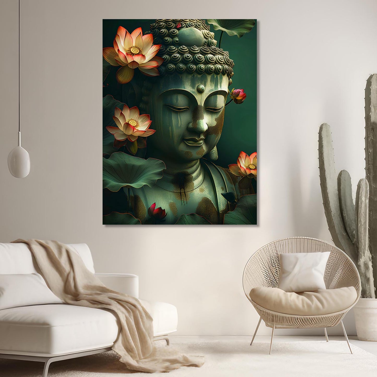 Buddha Canvas Art Print: Divine Serenity for Every Space