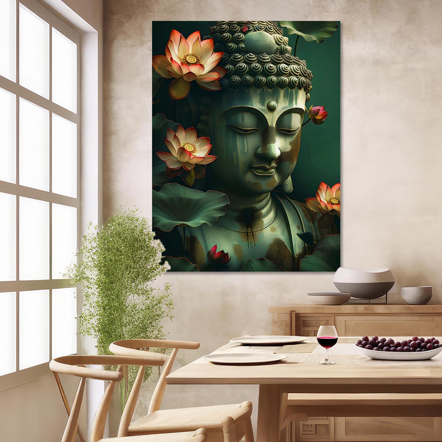 Buddha Canvas Art Print: Divine Serenity for Every Space