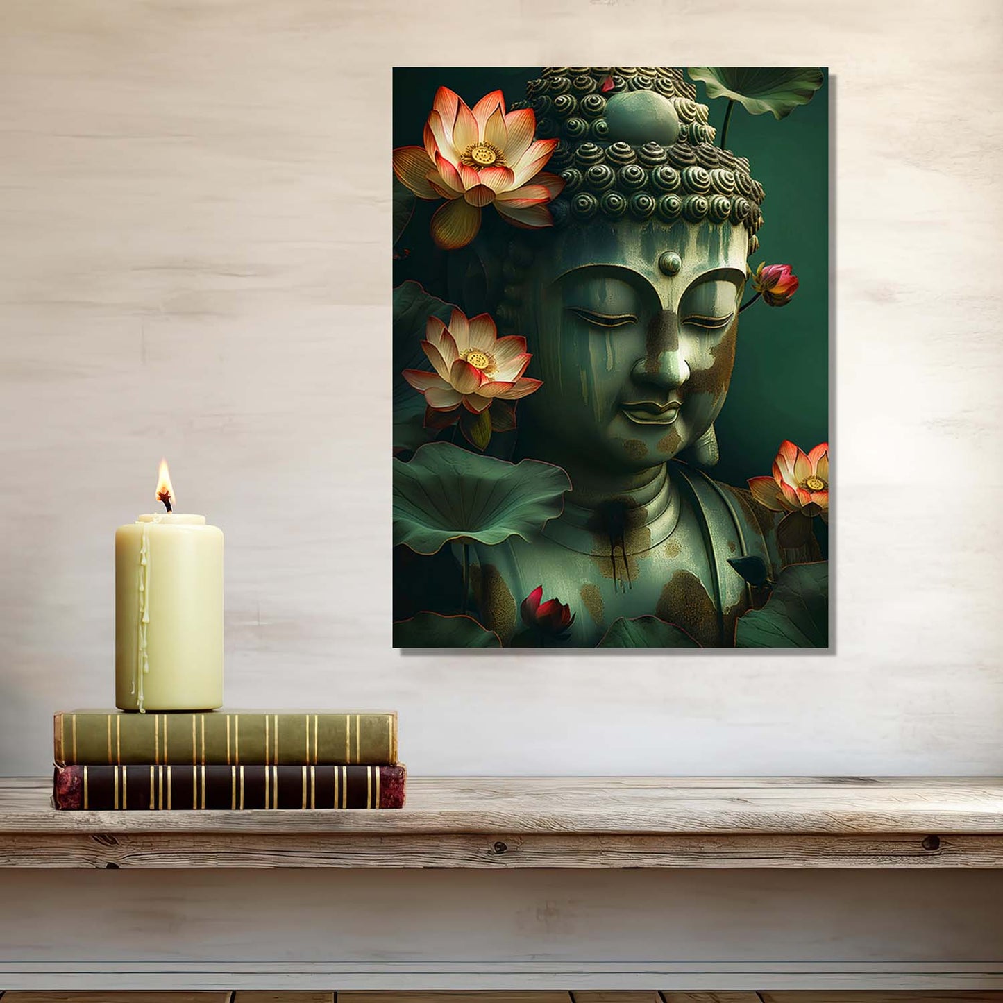 Buddha Canvas Wall Art Print: Divine Serenity for Every Space