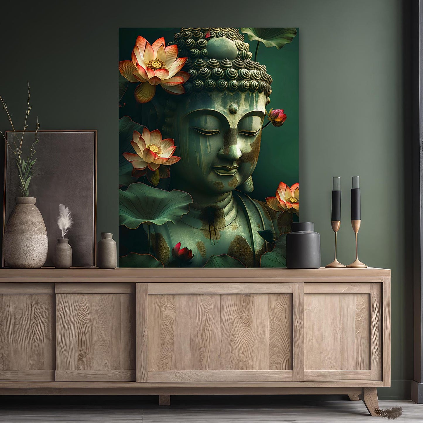 Buddha Canvas Art Print: Divine Serenity for Every Space