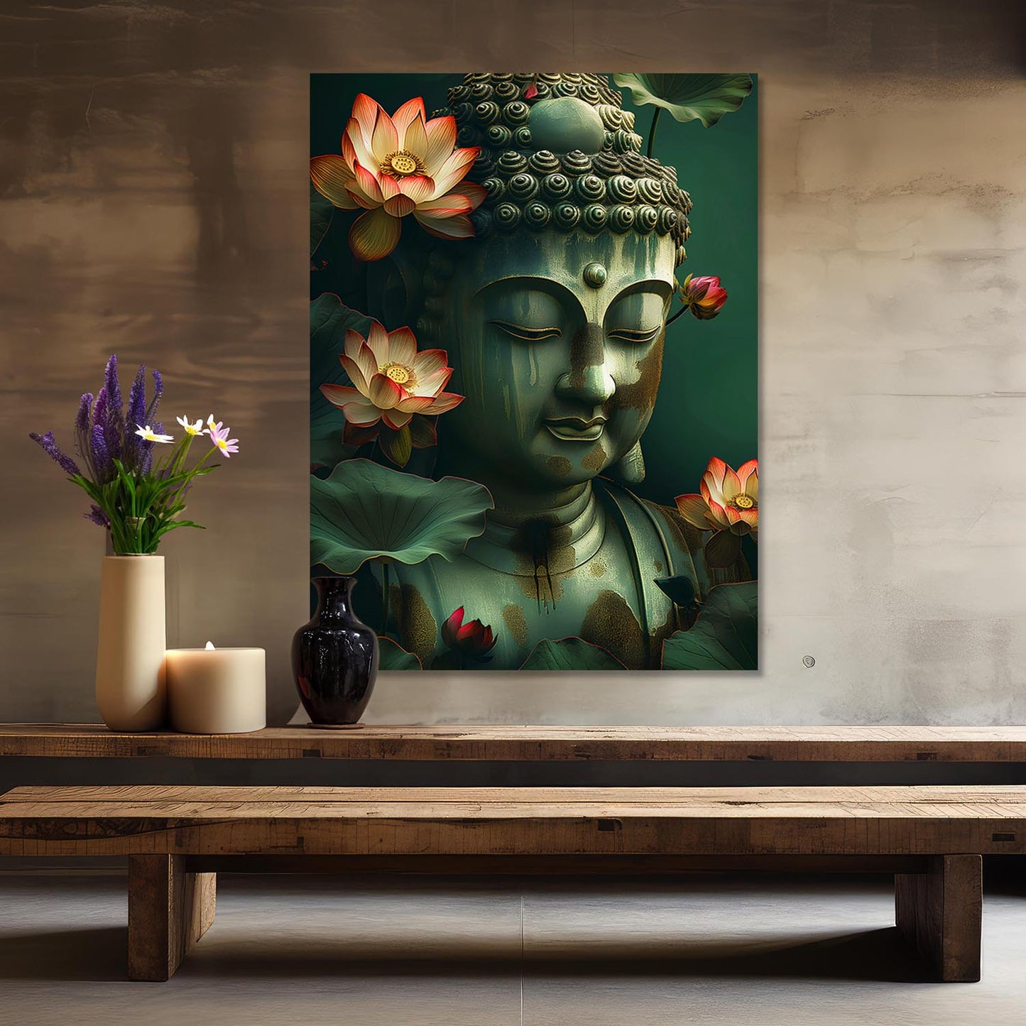 Buddha Canvas Art Print: Divine Serenity for Every Space