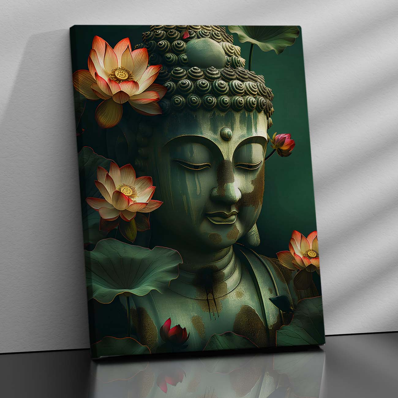 Buddha Canvas Wall Art Print: Divine Serenity for Every Space