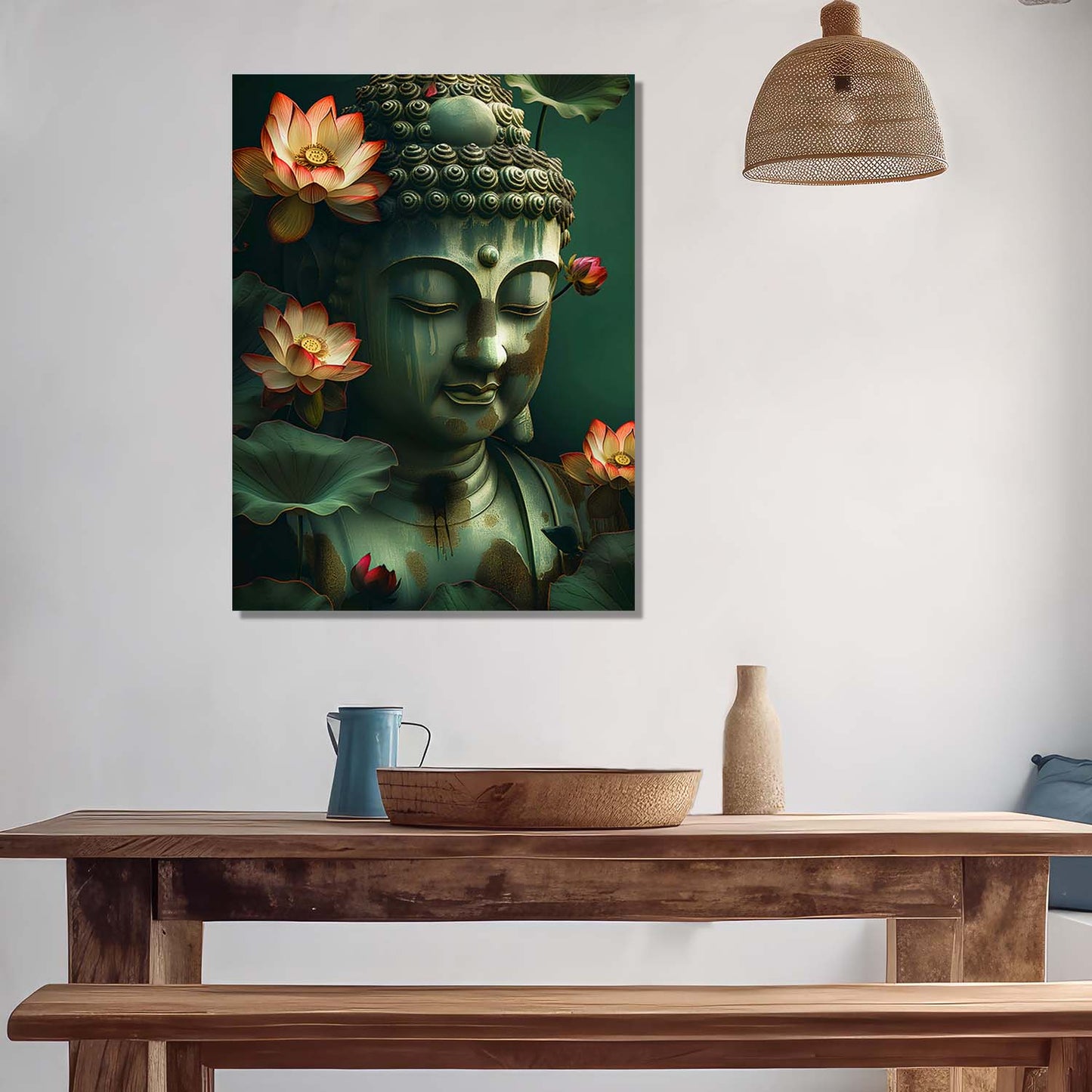 Buddha Canvas Wall Art Print: Divine Serenity for Every Space