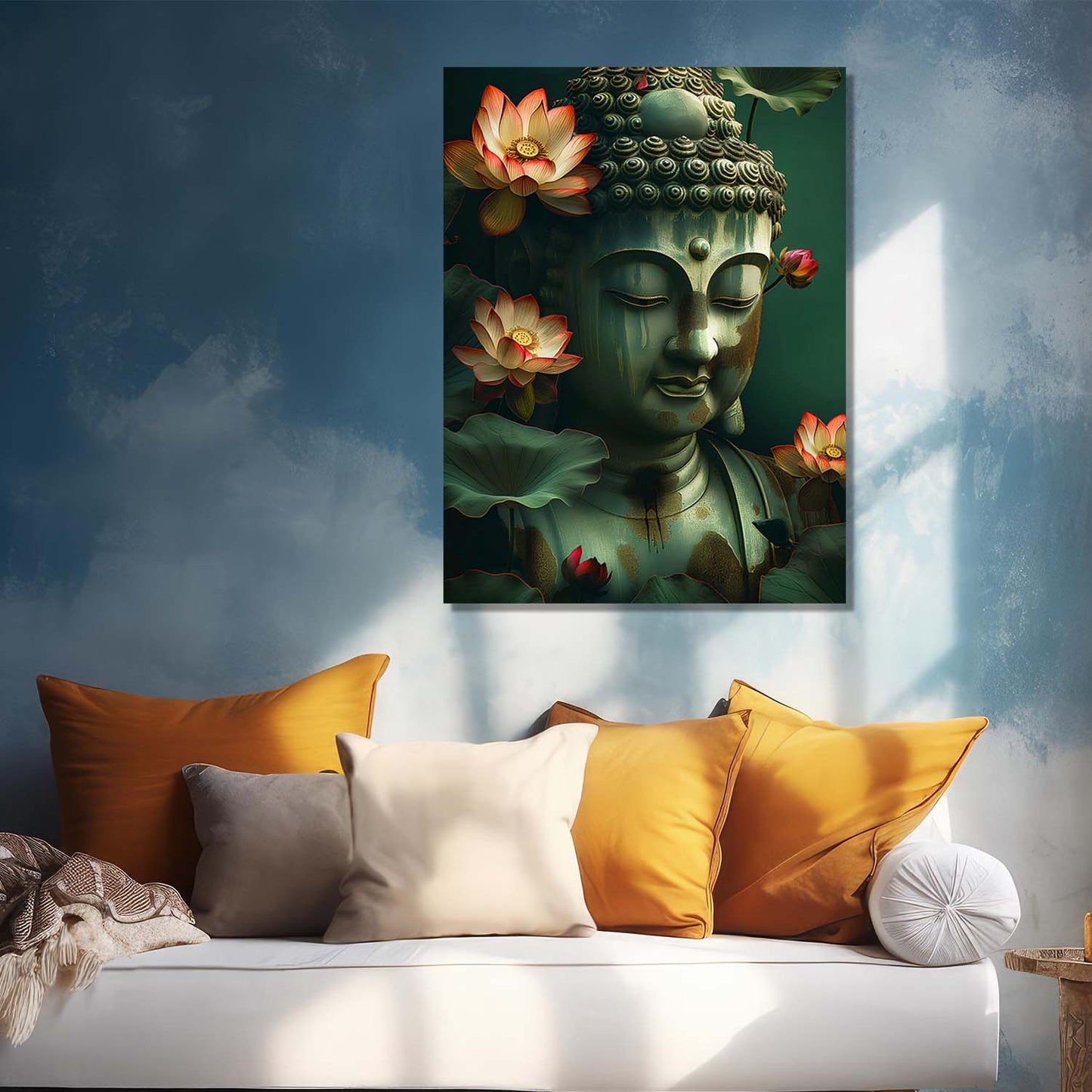 Buddha Canvas Wall Art Print: Divine Serenity for Every Space