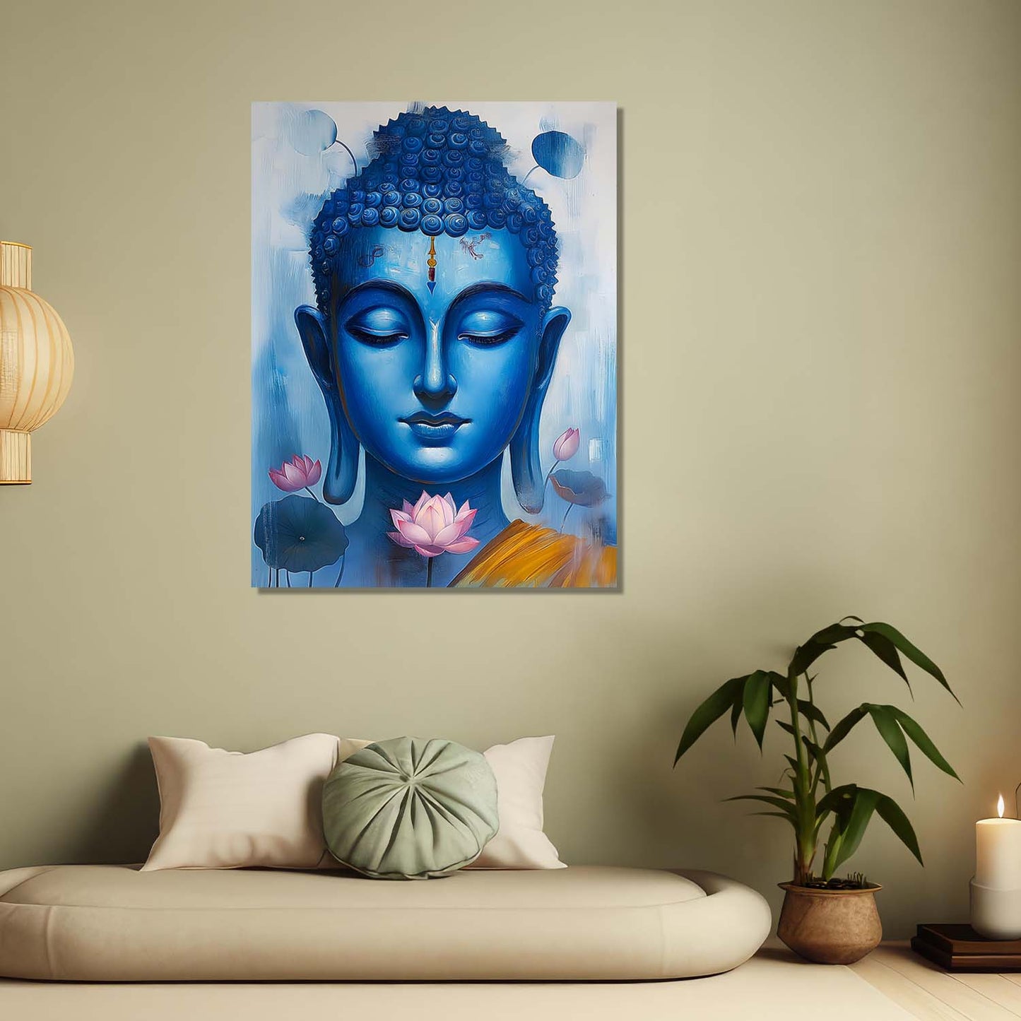 Buddha Canvas Wall Art Print: Divine Serenity for Every Space