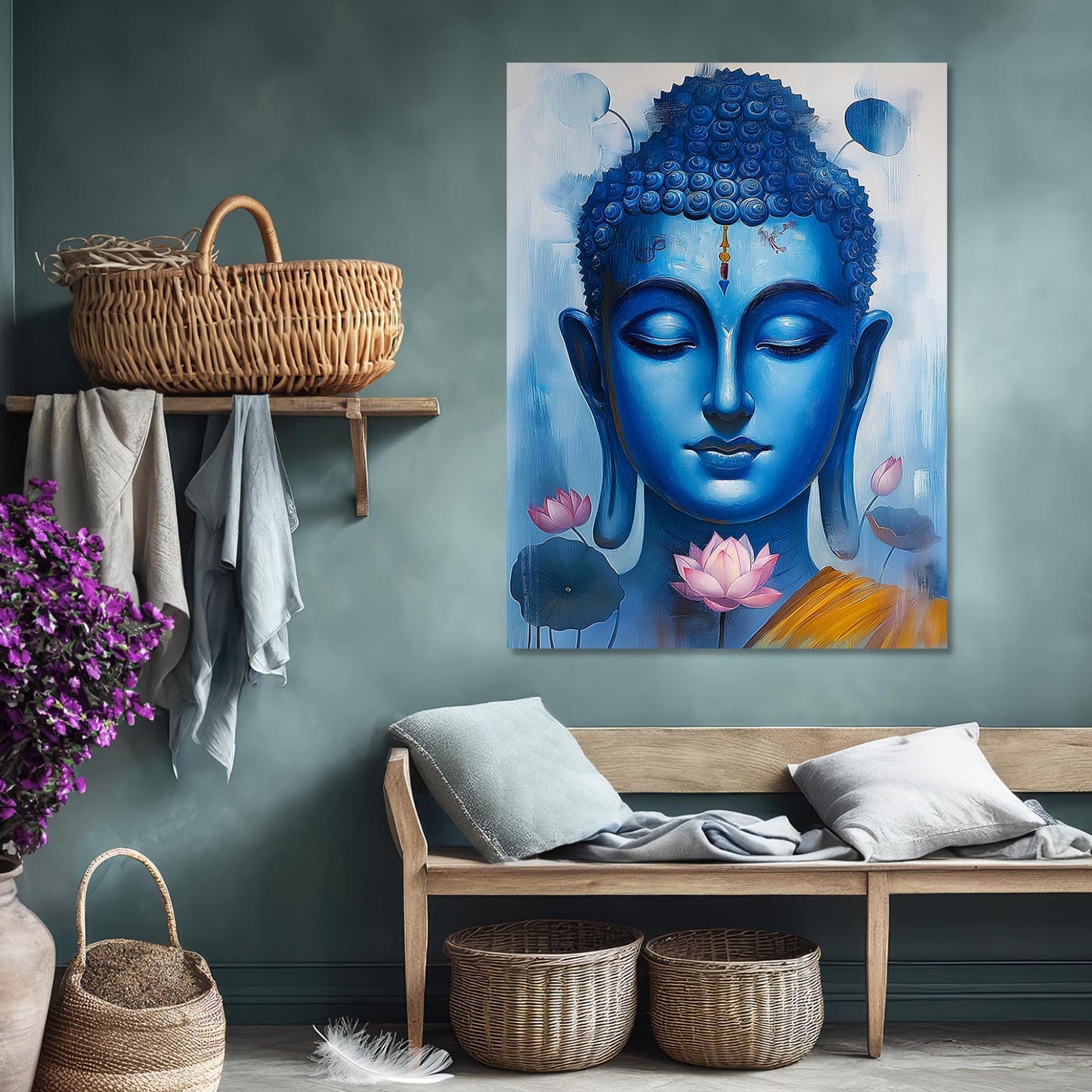 Buddha Canvas Art Print: Divine Serenity for Every Space