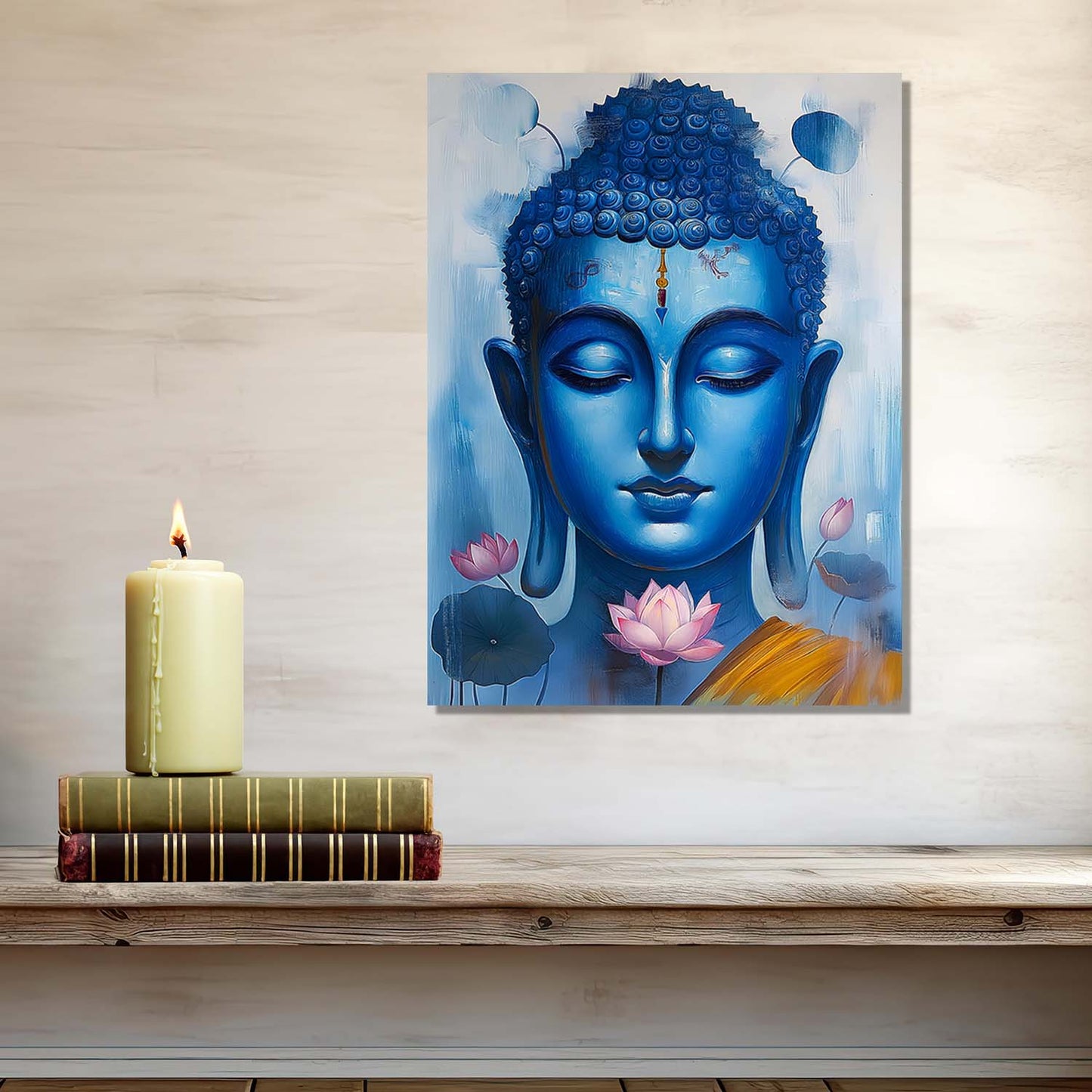 Buddha Canvas Wall Art Print: Divine Serenity for Every Space