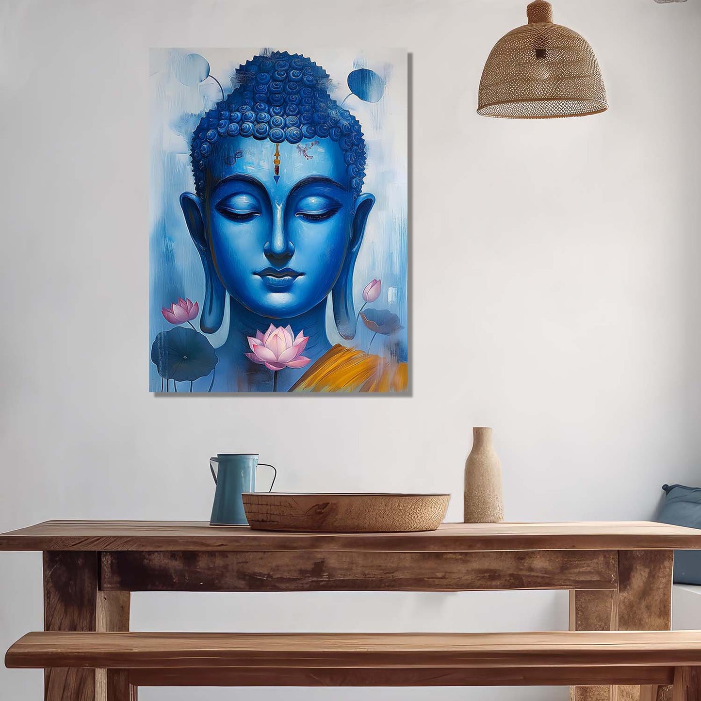 Buddha Canvas Wall Art Print: Divine Serenity for Every Space