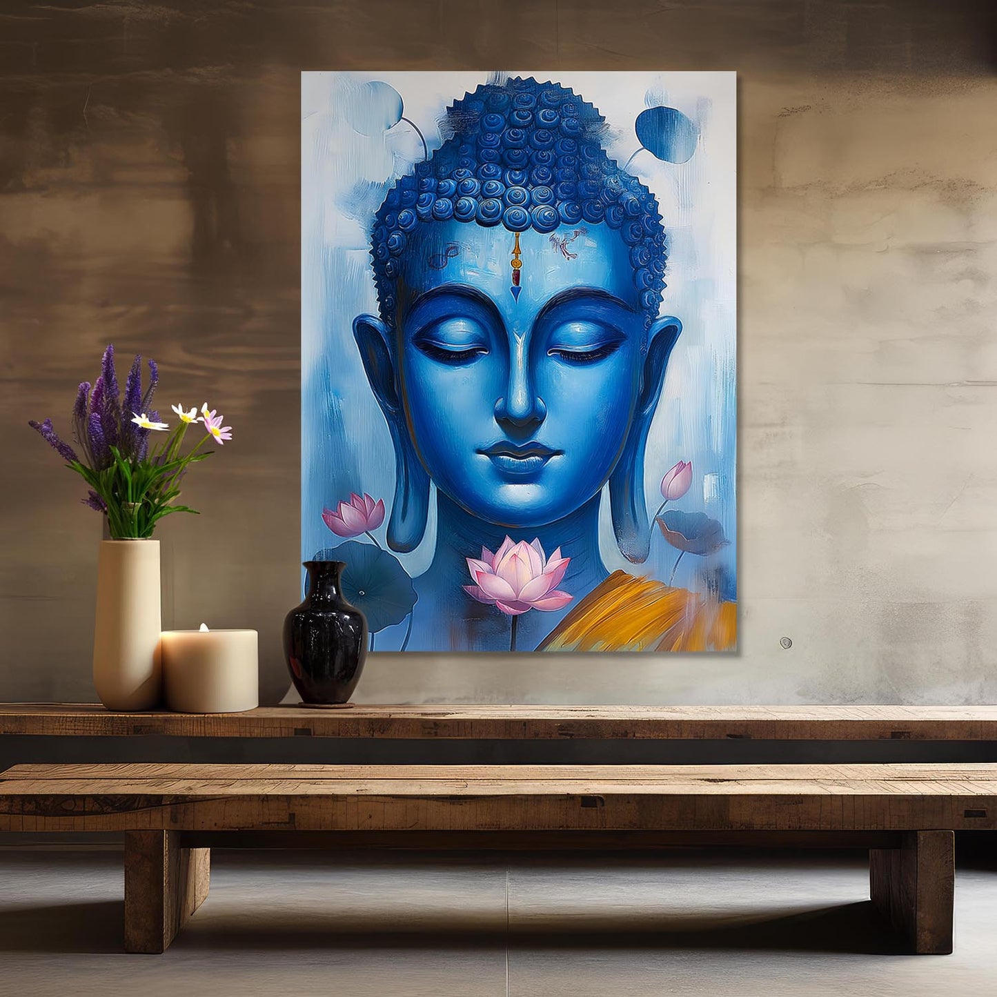 Buddha Canvas Art Print: Divine Serenity for Every Space