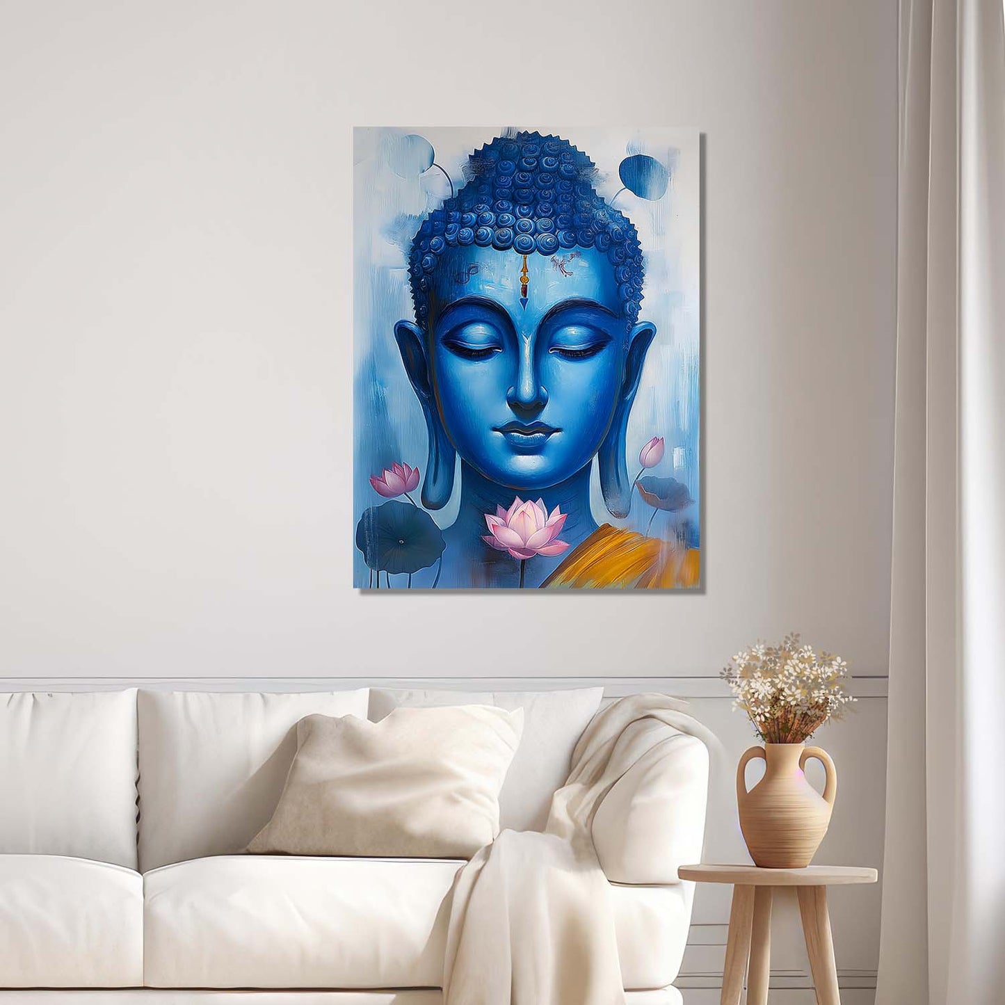 Buddha Canvas Wall Art Print: Divine Serenity for Every Space