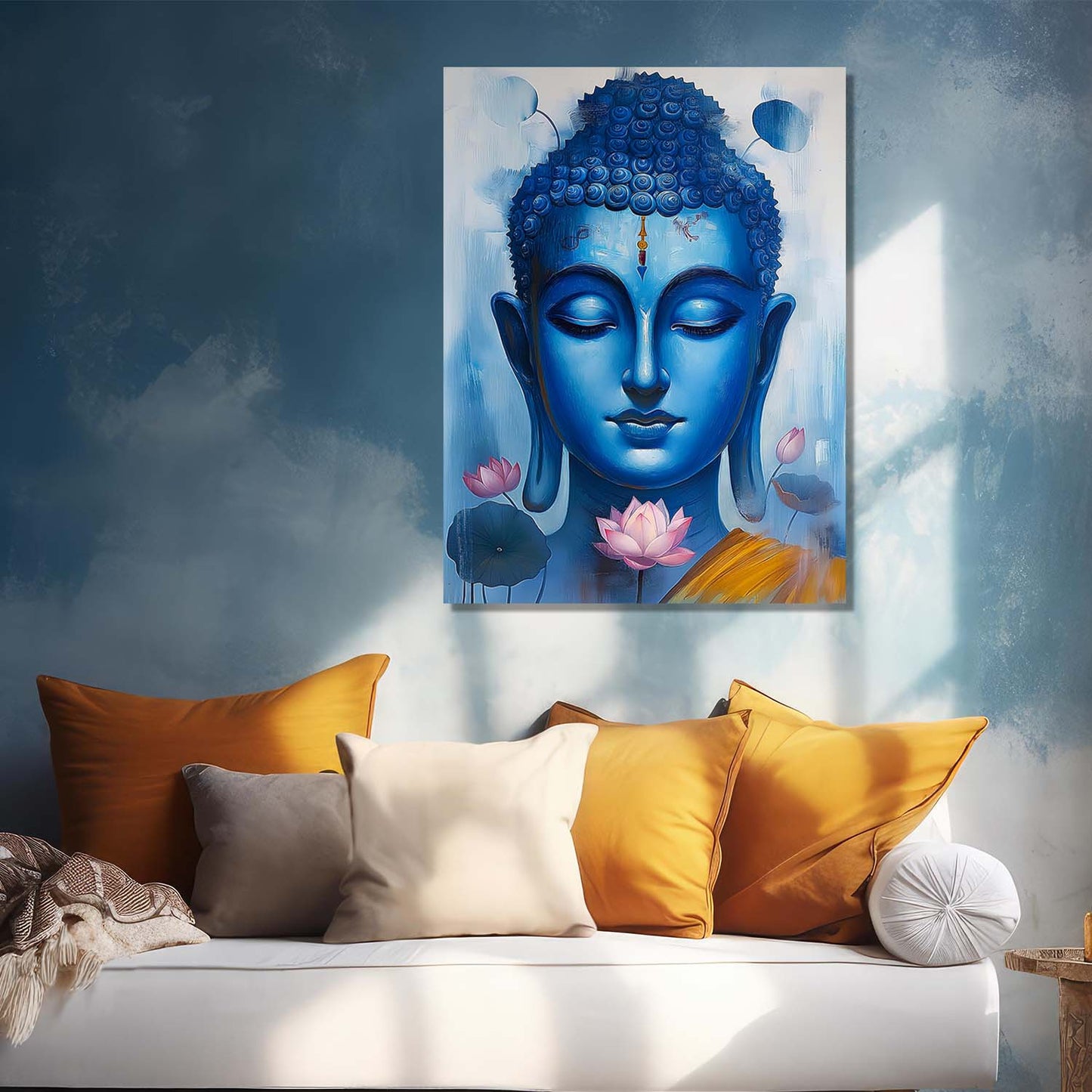 Buddha Canvas Wall Art Print: Divine Serenity for Every Space