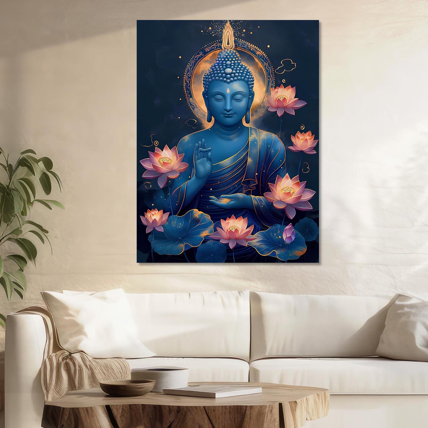 Buddha Canvas Art Print: Divine Serenity for Every Space