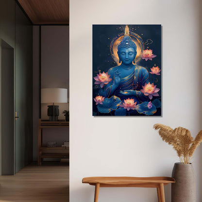 Buddha Canvas Wall Art Print: Divine Serenity for Every Space