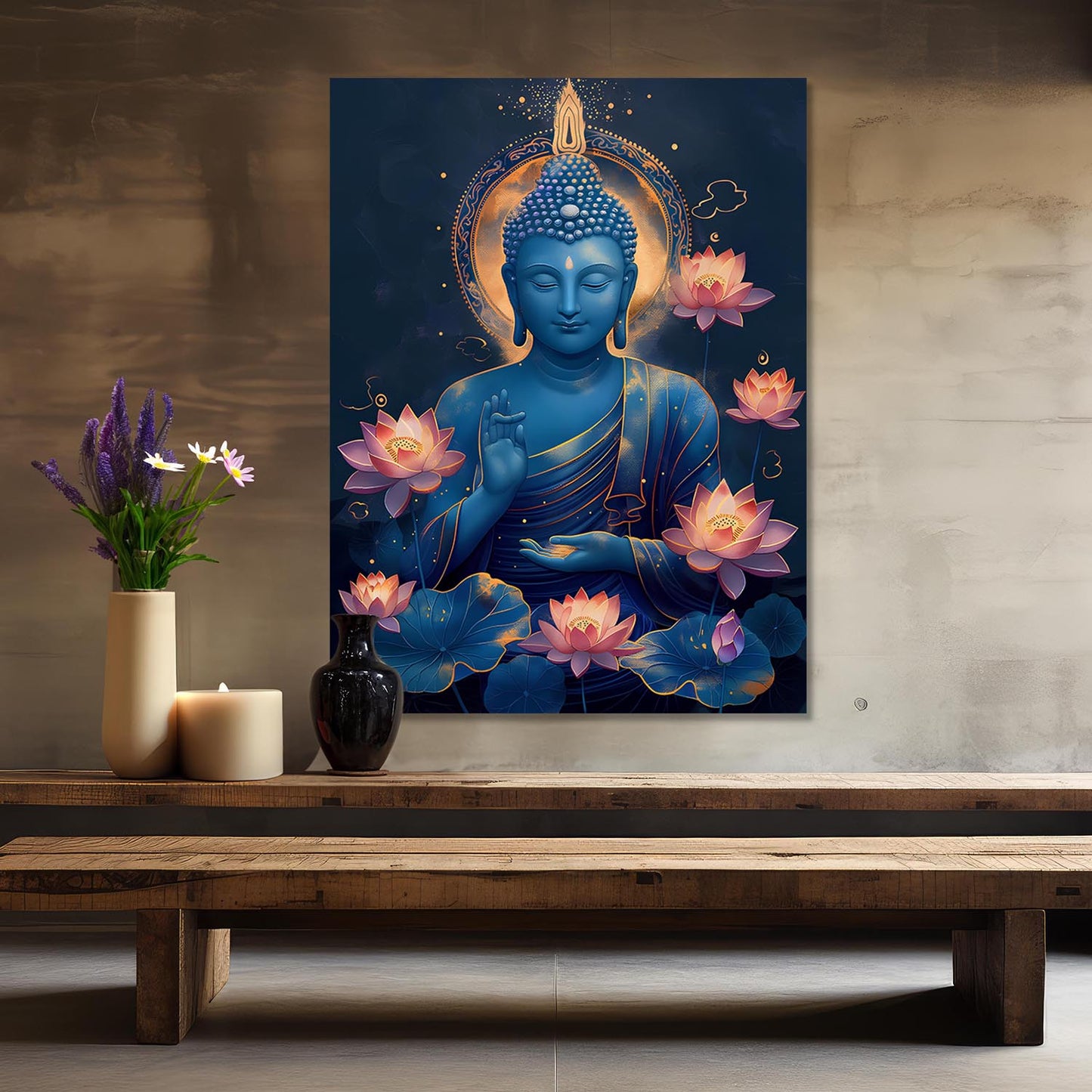 Buddha Canvas Art Print: Divine Serenity for Every Space