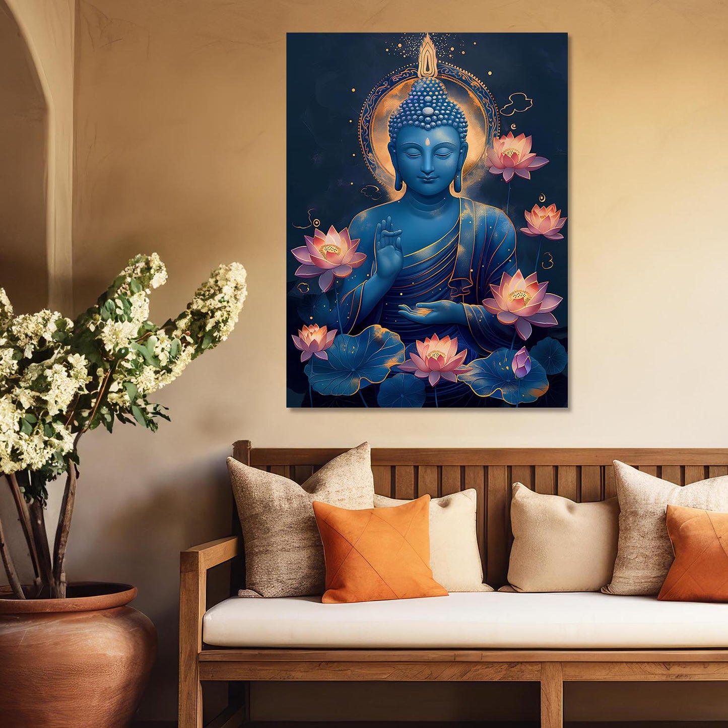 Buddha Canvas Art Print: Divine Serenity for Every Space