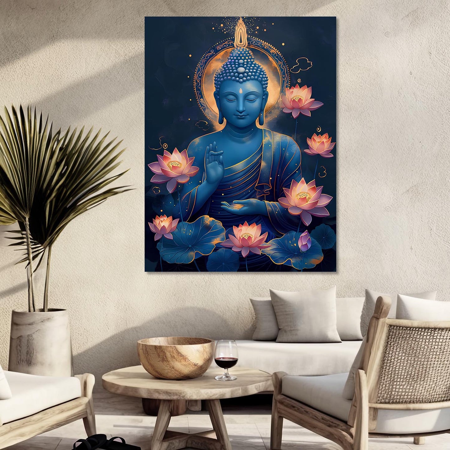 Buddha Canvas Art Print: Divine Serenity for Every Space