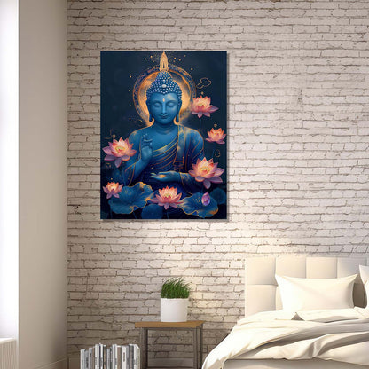 Buddha Canvas Wall Art Print: Divine Serenity for Every Space