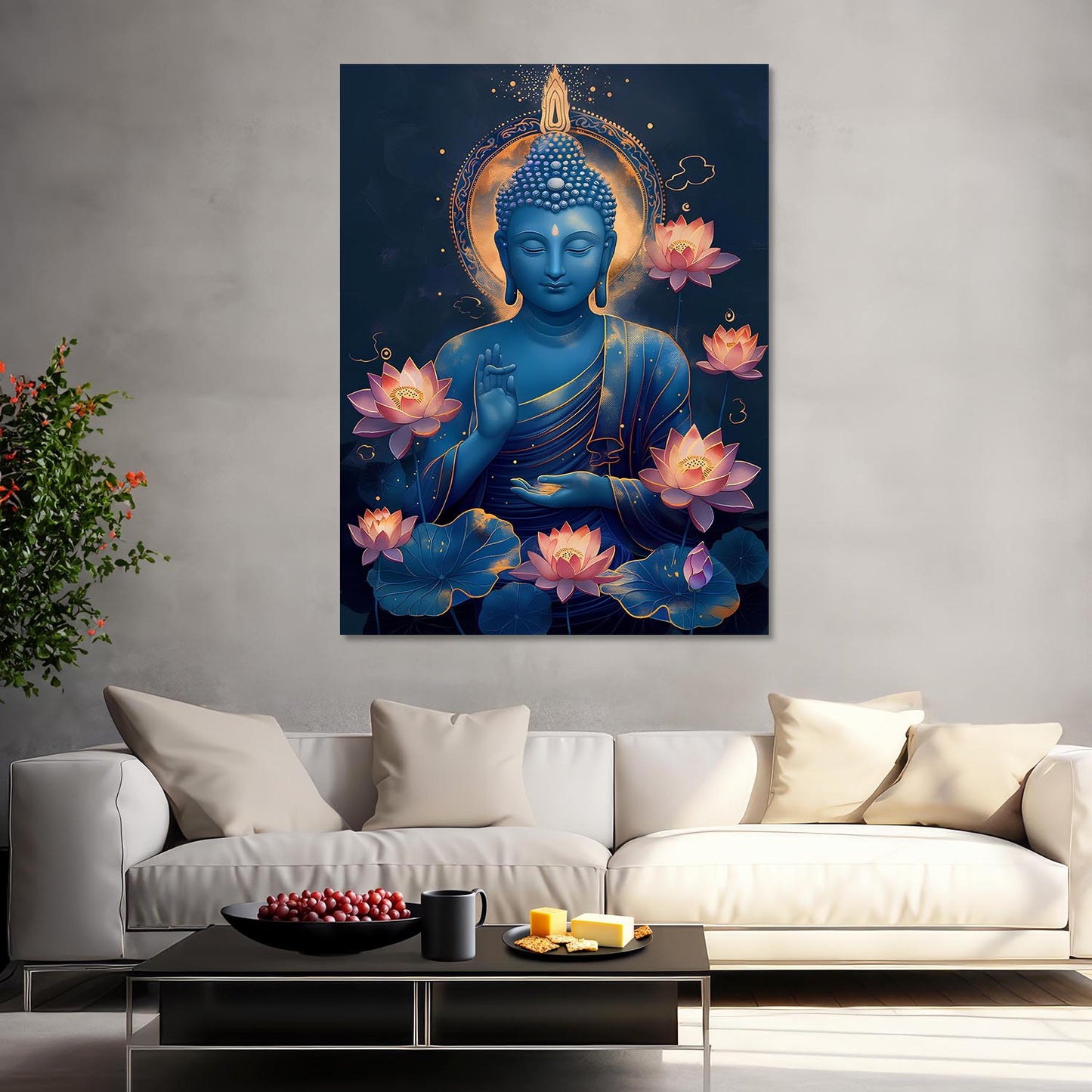 Buddha Canvas Art Print: Divine Serenity for Every Space