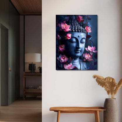 Buddha Canvas Wall Art Print: Divine Serenity for Every Space