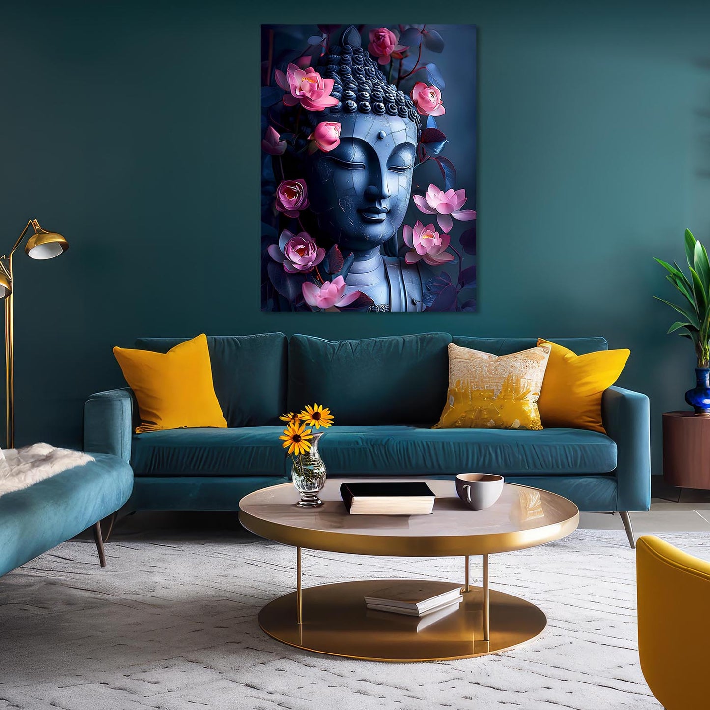 Buddha Canvas Art Print: Divine Serenity for Every Space