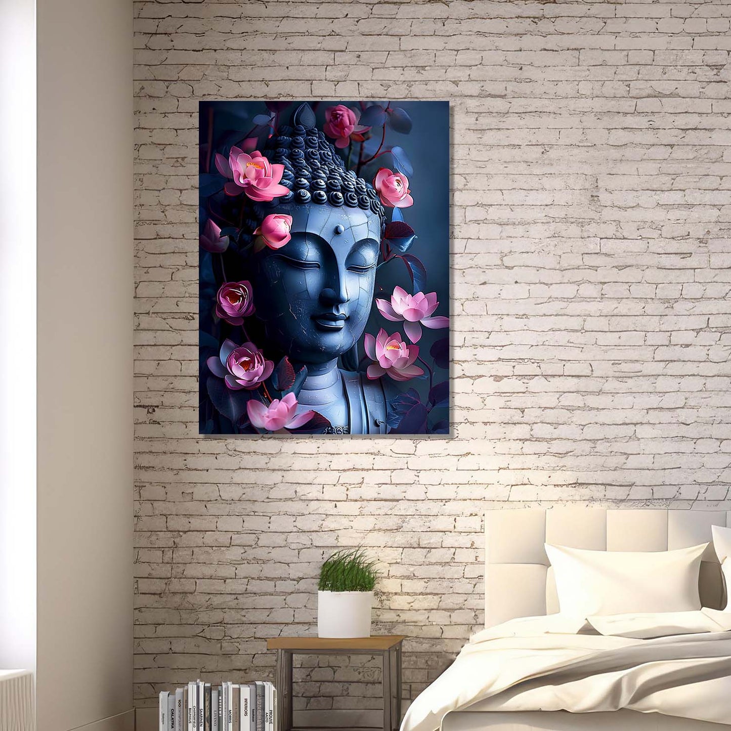 Buddha Canvas Wall Art Print: Divine Serenity for Every Space