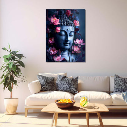 Buddha Canvas Wall Art Print: Divine Serenity for Every Space