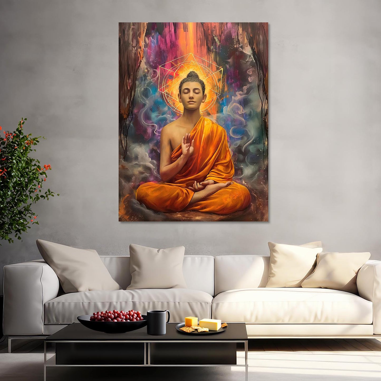 Buddha Canvas Art Print: Divine Serenity for Every Space