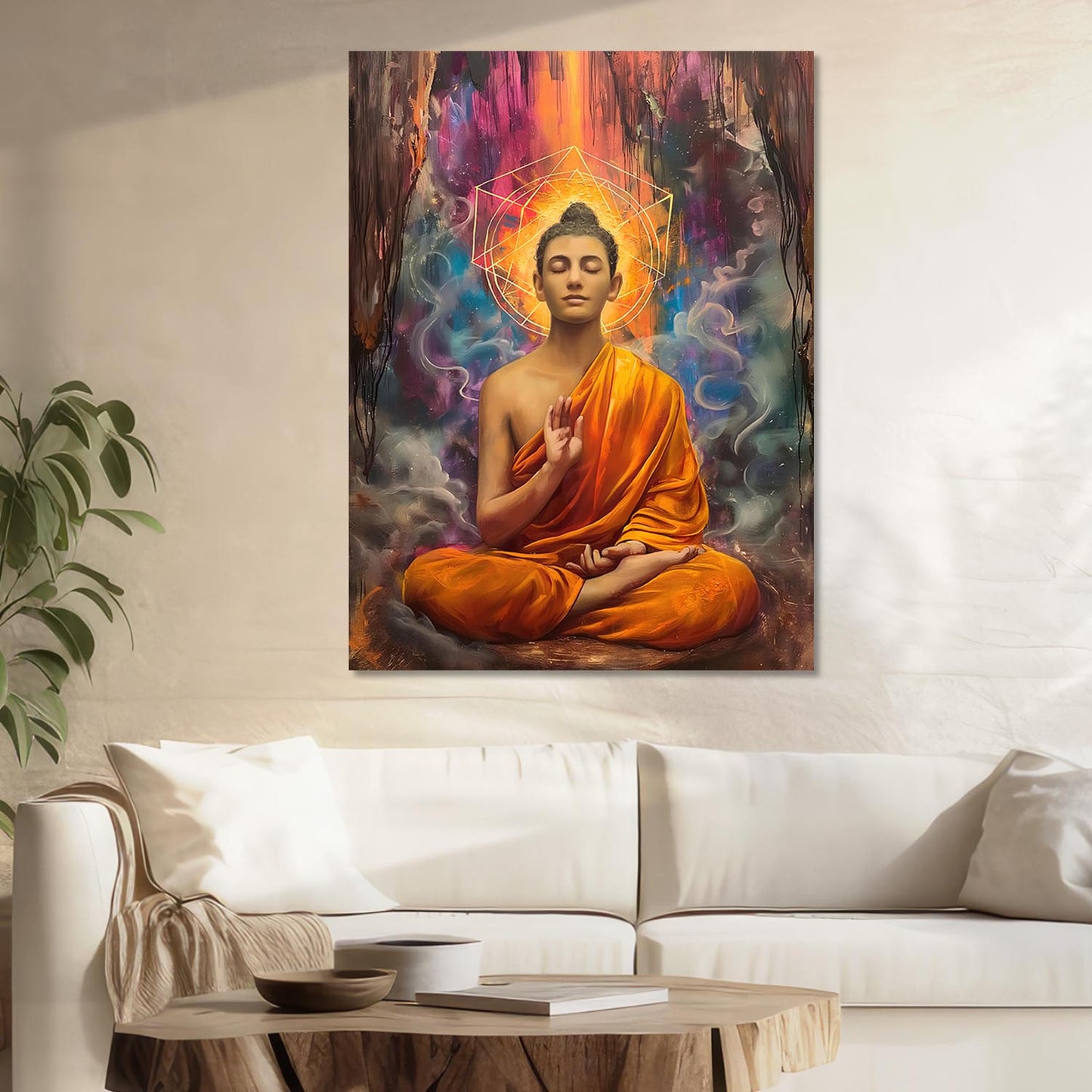 Buddha Canvas Art Print: Divine Serenity for Every Space