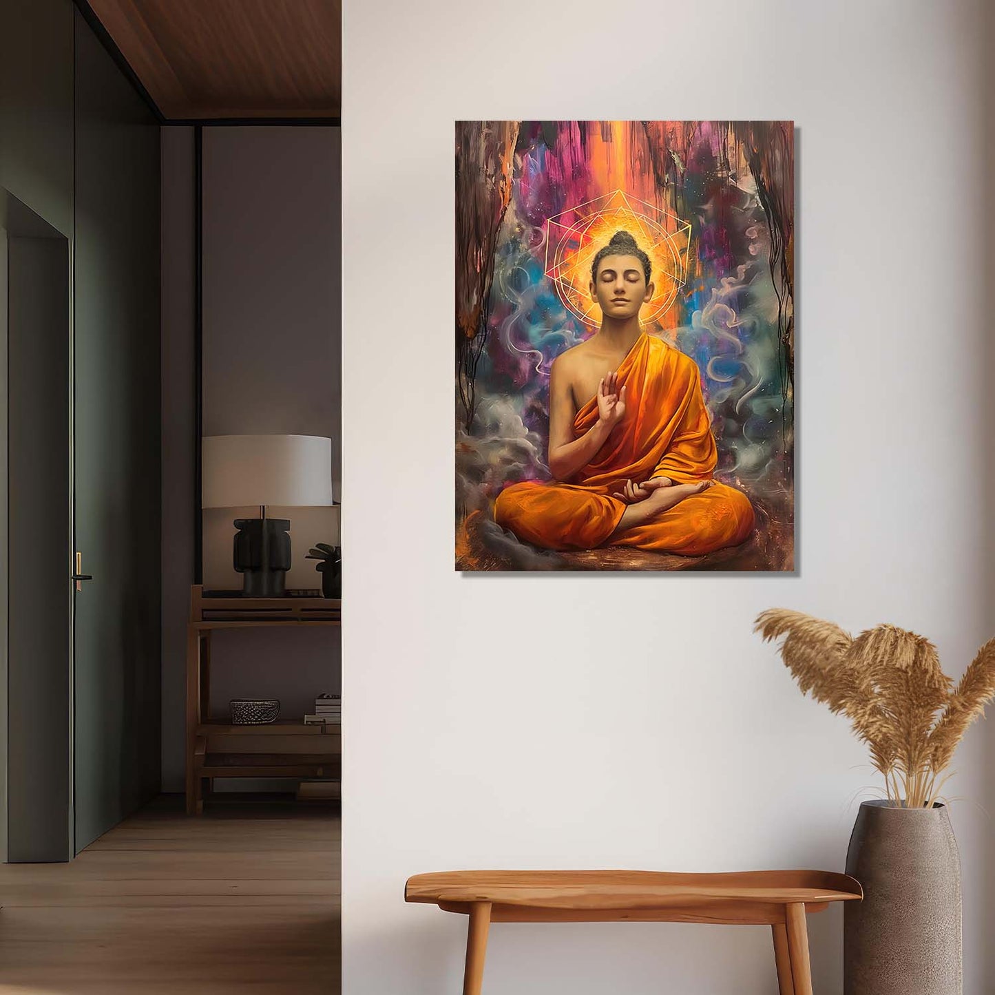 Buddha Canvas Wall Art Print: Divine Serenity for Every Space