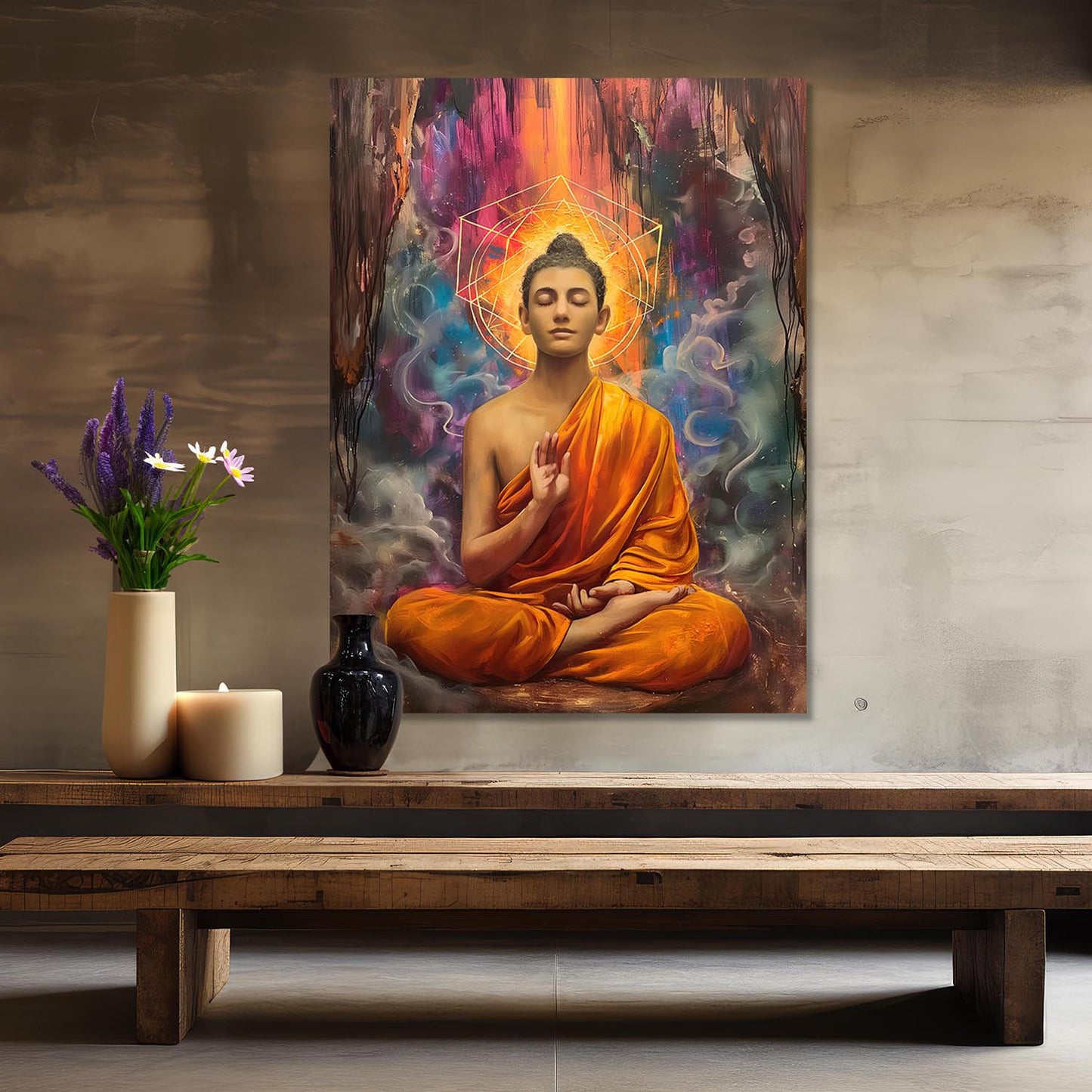 Buddha Canvas Art Print: Divine Serenity for Every Space