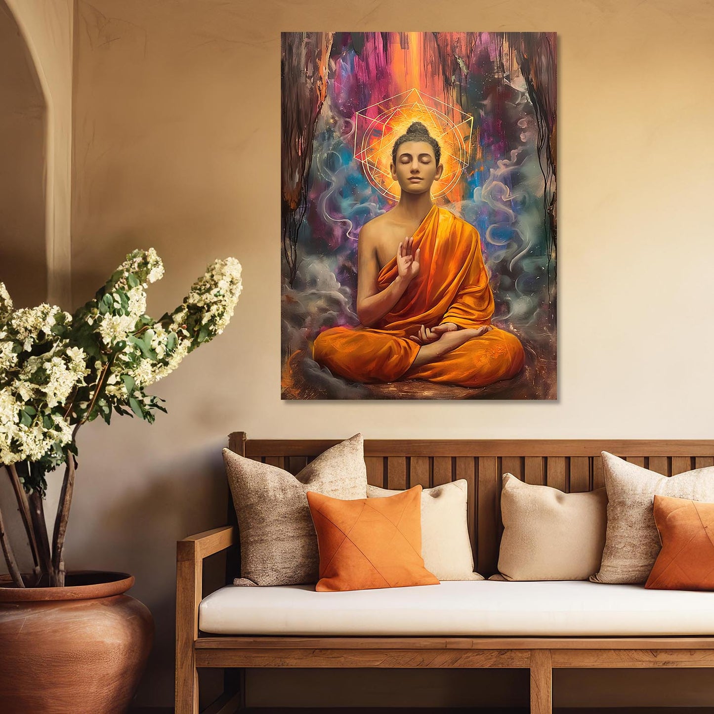 Buddha Canvas Art Print: Divine Serenity for Every Space