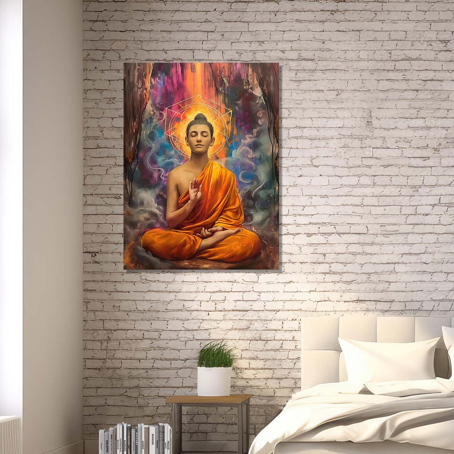 Buddha Canvas Wall Art Print: Divine Serenity for Every Space