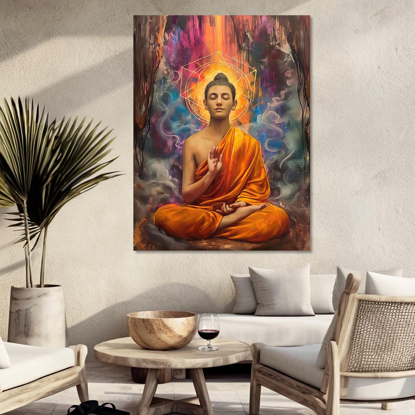 Buddha Canvas Art Print: Divine Serenity for Every Space