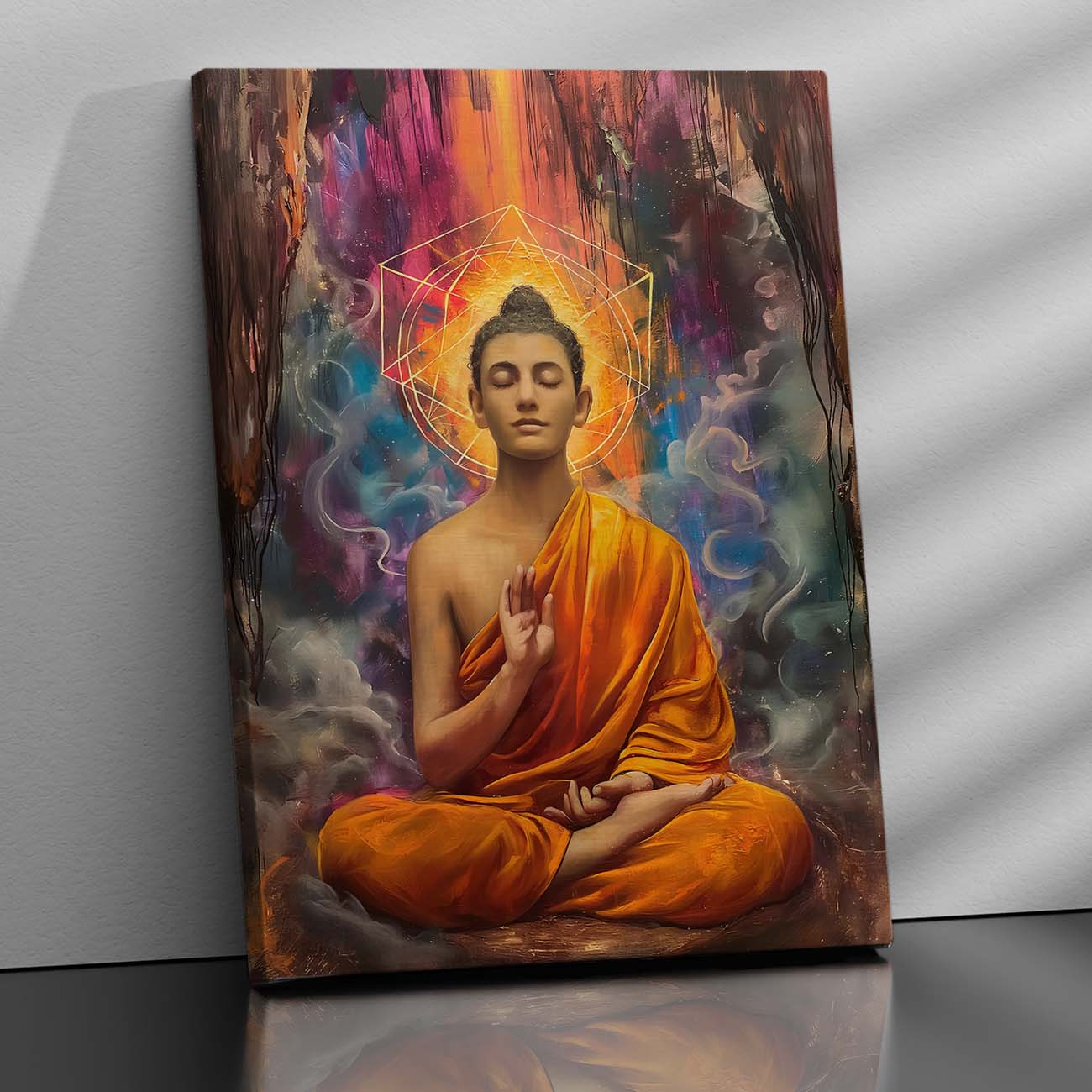 Buddha Canvas Wall Art Print: Divine Serenity for Every Space