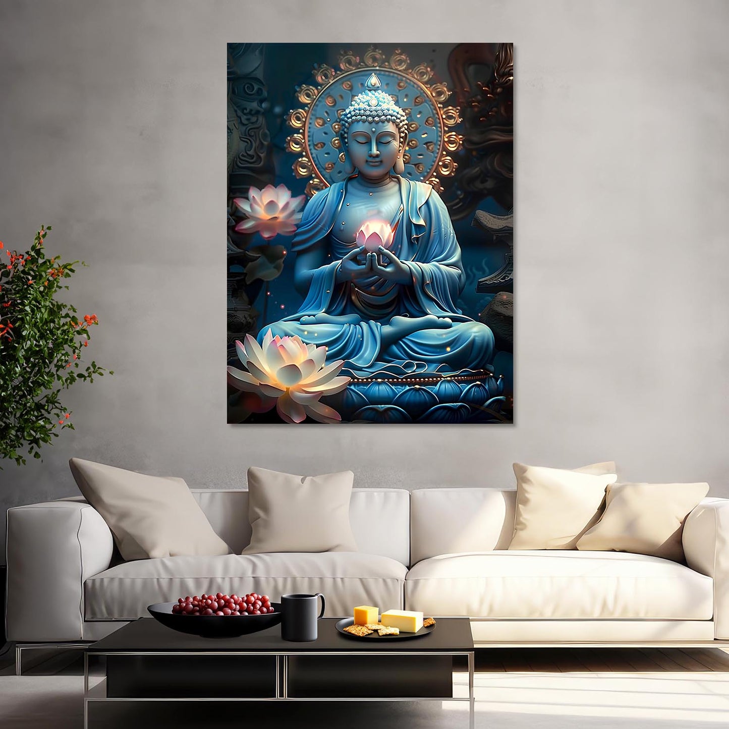 Buddha Canvas Art Print: Divine Serenity for Every Space