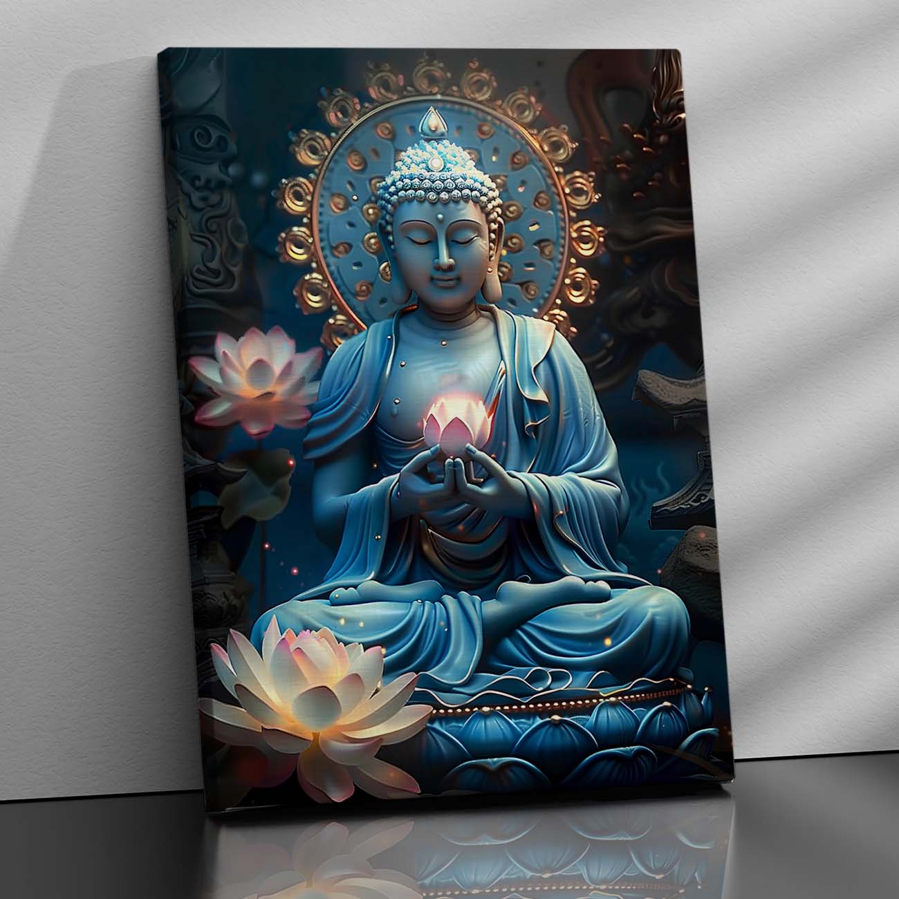 Buddha Canvas Art Print: Divine Serenity for Every Space