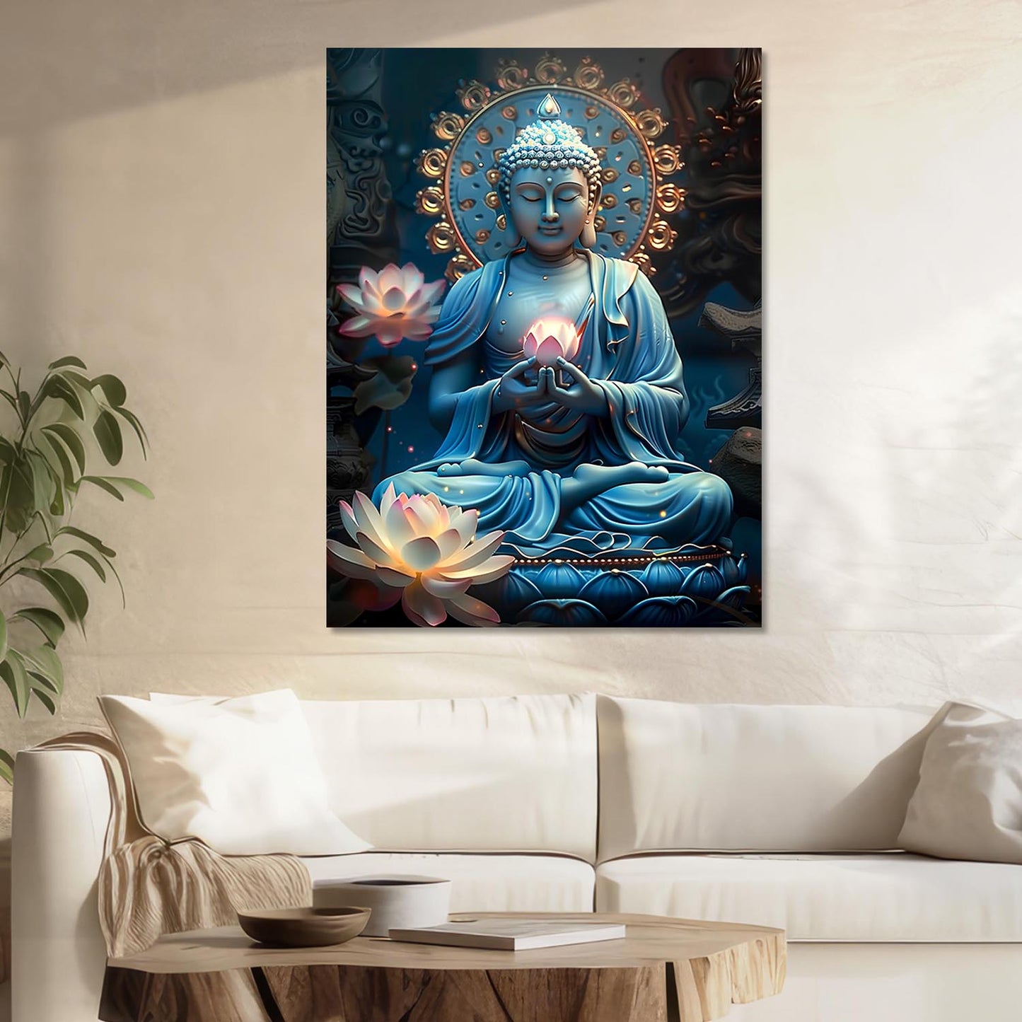 Buddha Canvas Art Print: Divine Serenity for Every Space